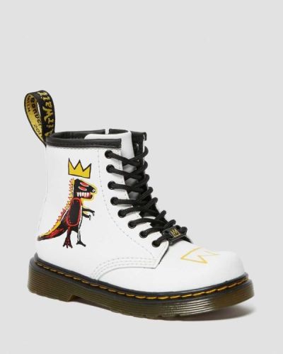 Botas Dr Martens Toddler 1460 Basquiat Cuero Para Niños DR4044A
